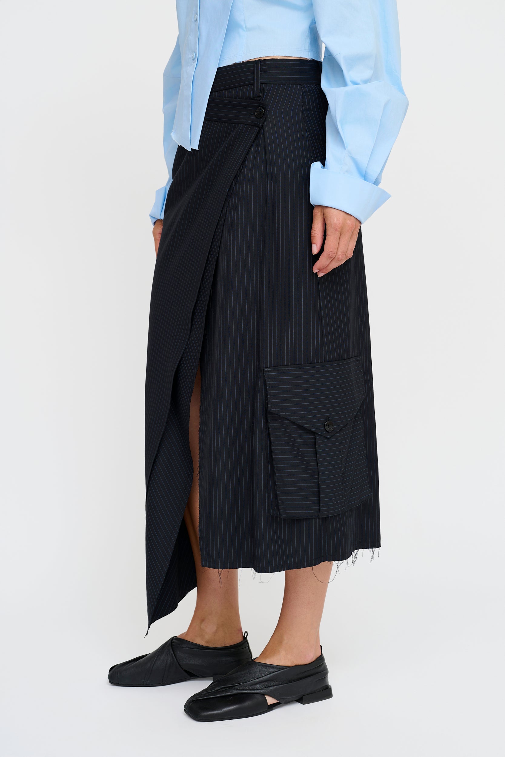 CRAxy Nålestribet Nederdel